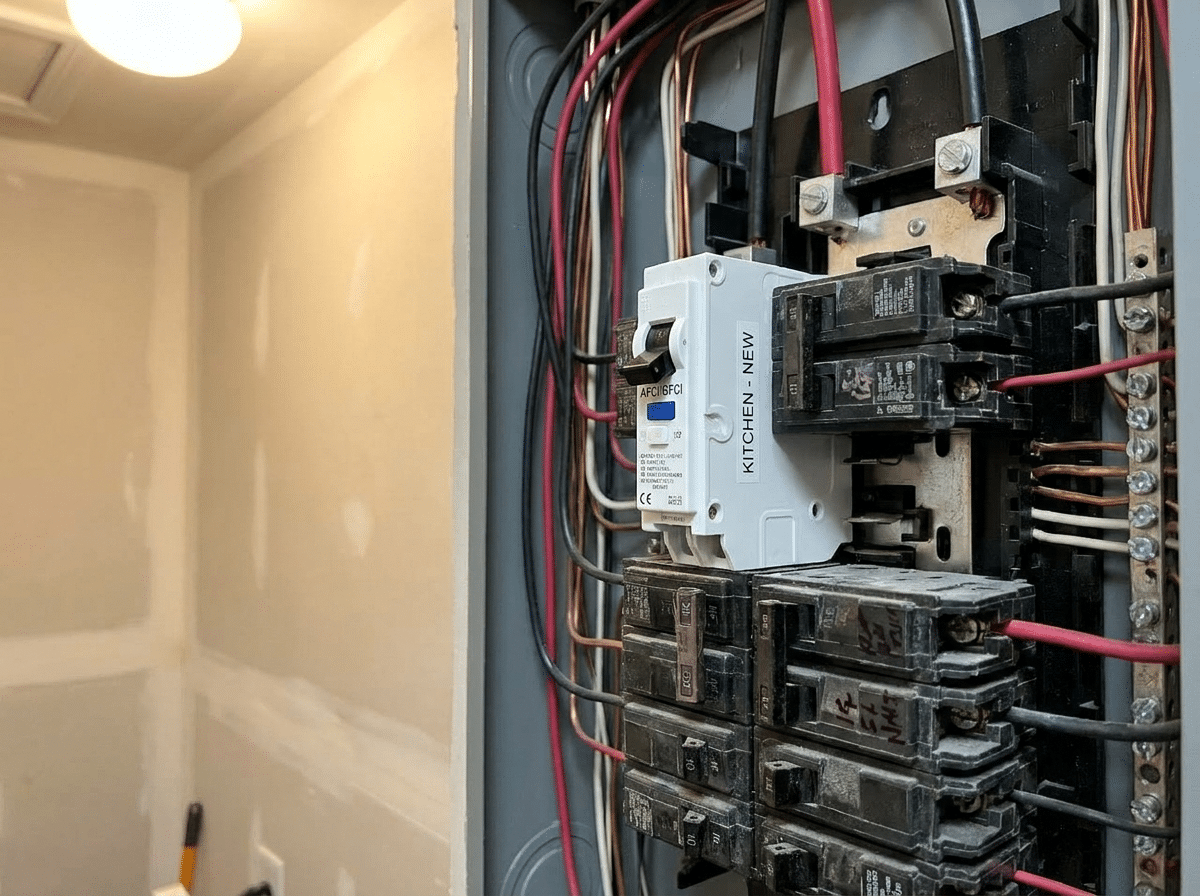 Circuit breaker replacement in residential panel in Fairfax, VA