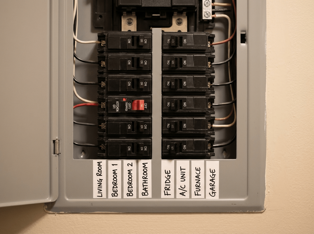 EV Electric emergency electrician responding to a Fairfax, VA home